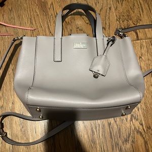 Kate Spade bag. It’s gently used! A purplish grey color